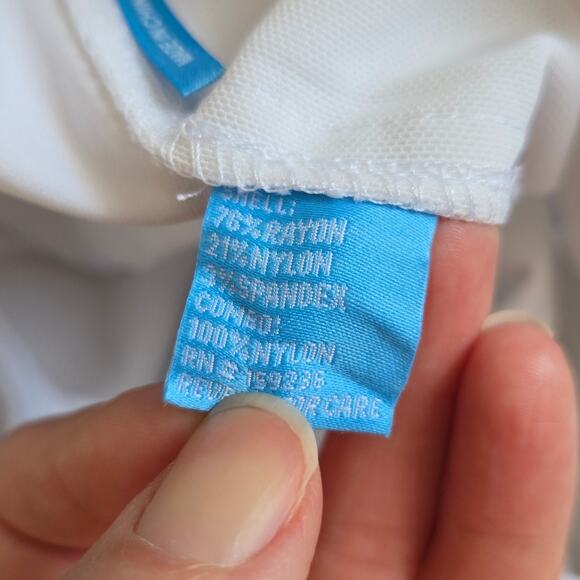 J. McLaughlin Maisie SlimTapered Leg Elastic Waist Pull-On Pants White Women 4 - Picture 10 of 11